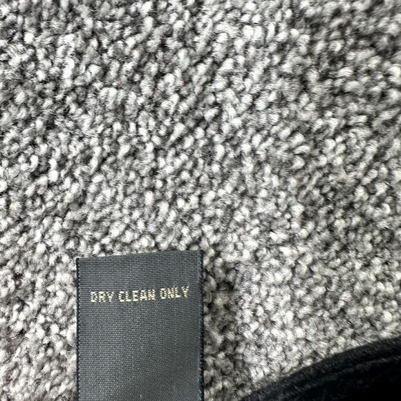 VTG Banana‎ Republic Pencil Skirt 6 Gray Wool Blend Front Slit Back Zip Lined - Picture 11 of 14